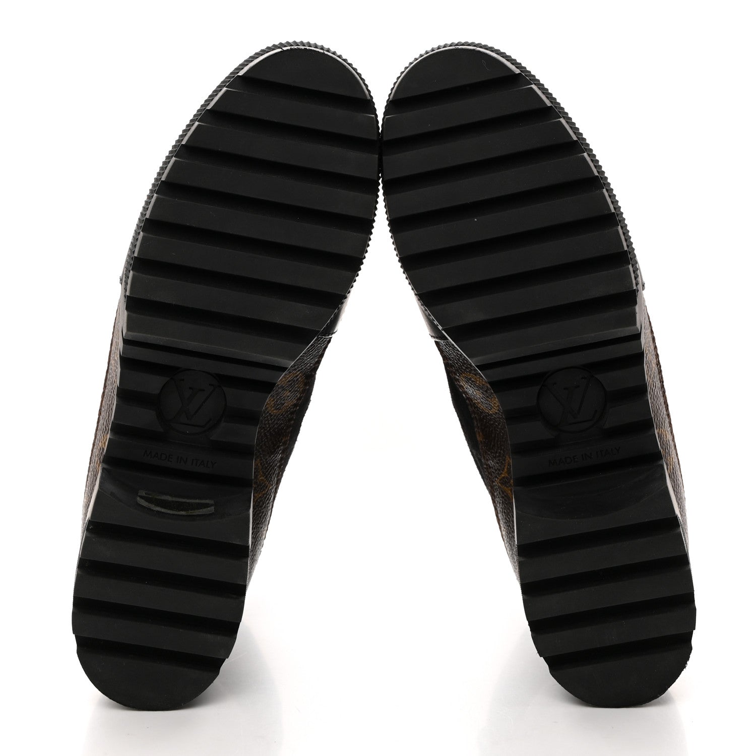Louis Vuitton Suede Calfskin Monogram Laureate Platform Desert Boots 39 Black 5 of 8