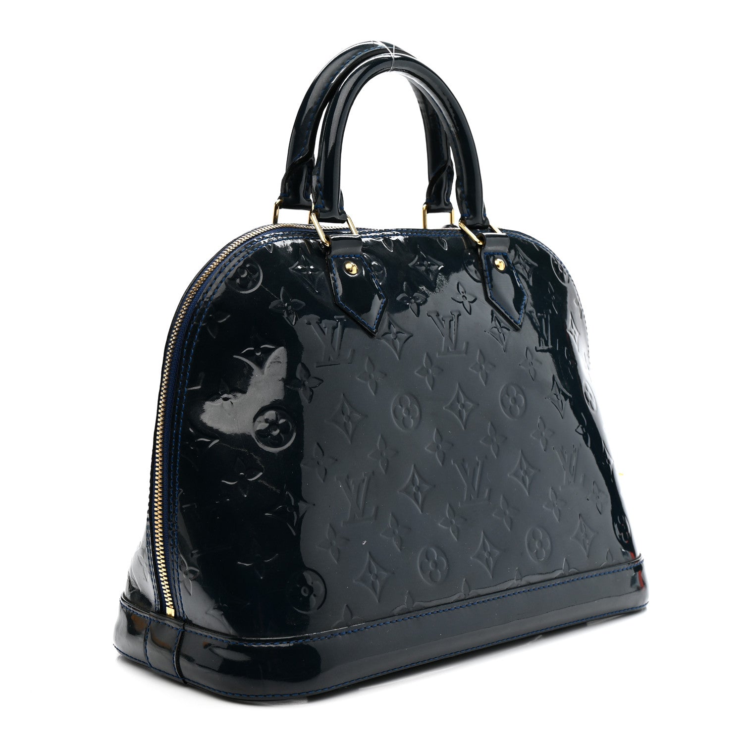 Louis Vuitton Vernis Alma PM Grand Blue 3 of 10