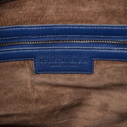 Bottega Veneta Goatskin Gorgiera Ruffle Boston Cobalt 6 of 9