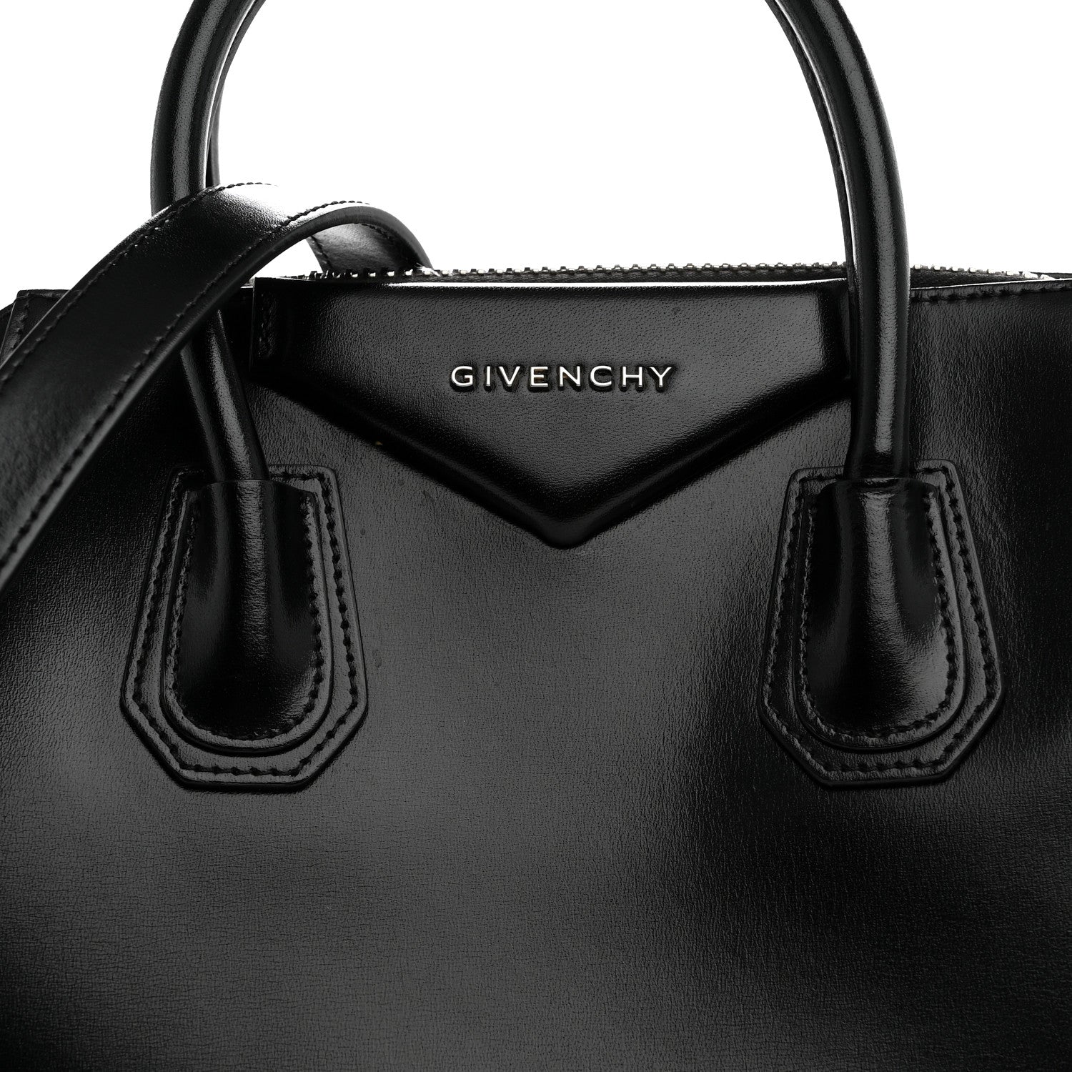Givenchy Shiny Lord Calfskin Small Antigona Black 8 of 11