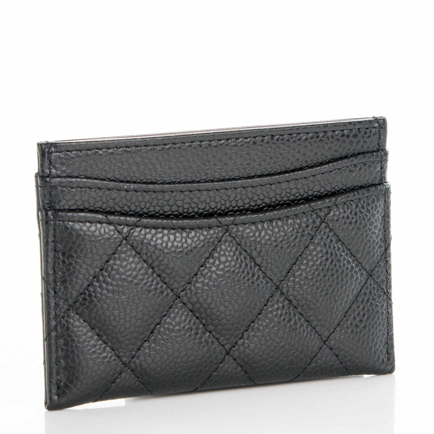 Chanel Caviar Quilted Card Holder Black 3 of 8