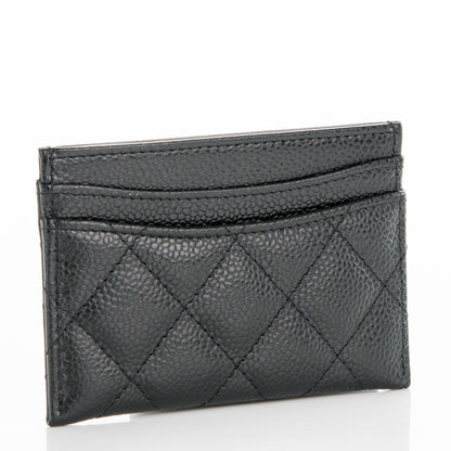 Chanel Caviar Quilted Card Holder Black 3 of 8