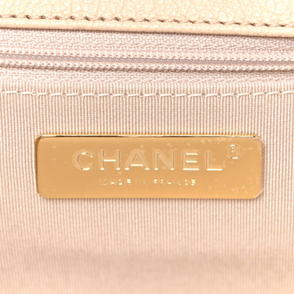 Chanel Calfskin Crochet Medium Chanel 19 Flap Beige 5 of 15