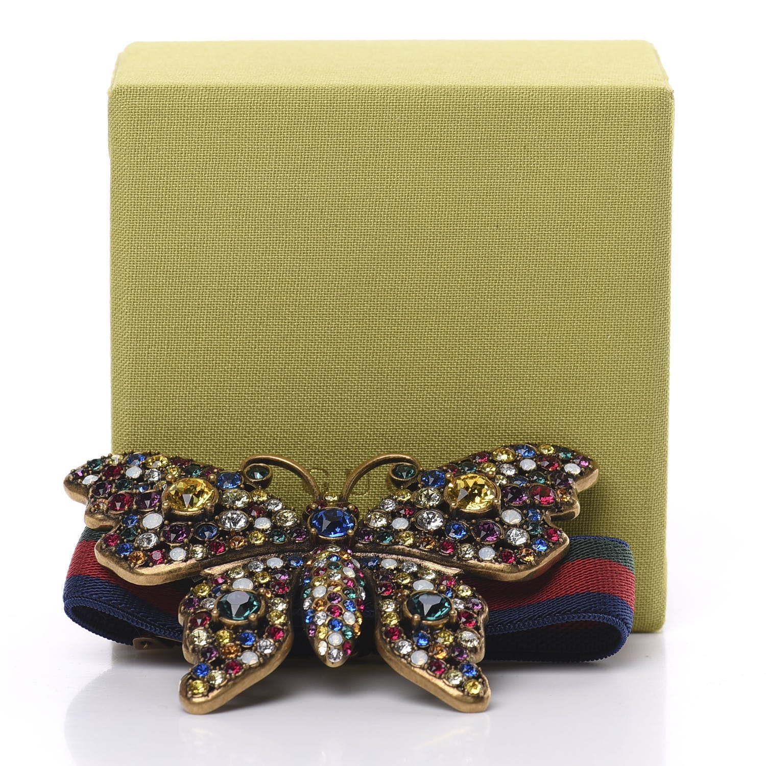 Gucci Web Crystal Butterfly Bracelet Multicolor 5 of 5