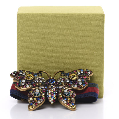 Gucci Web Crystal Butterfly Bracelet Multicolor 5 of 5