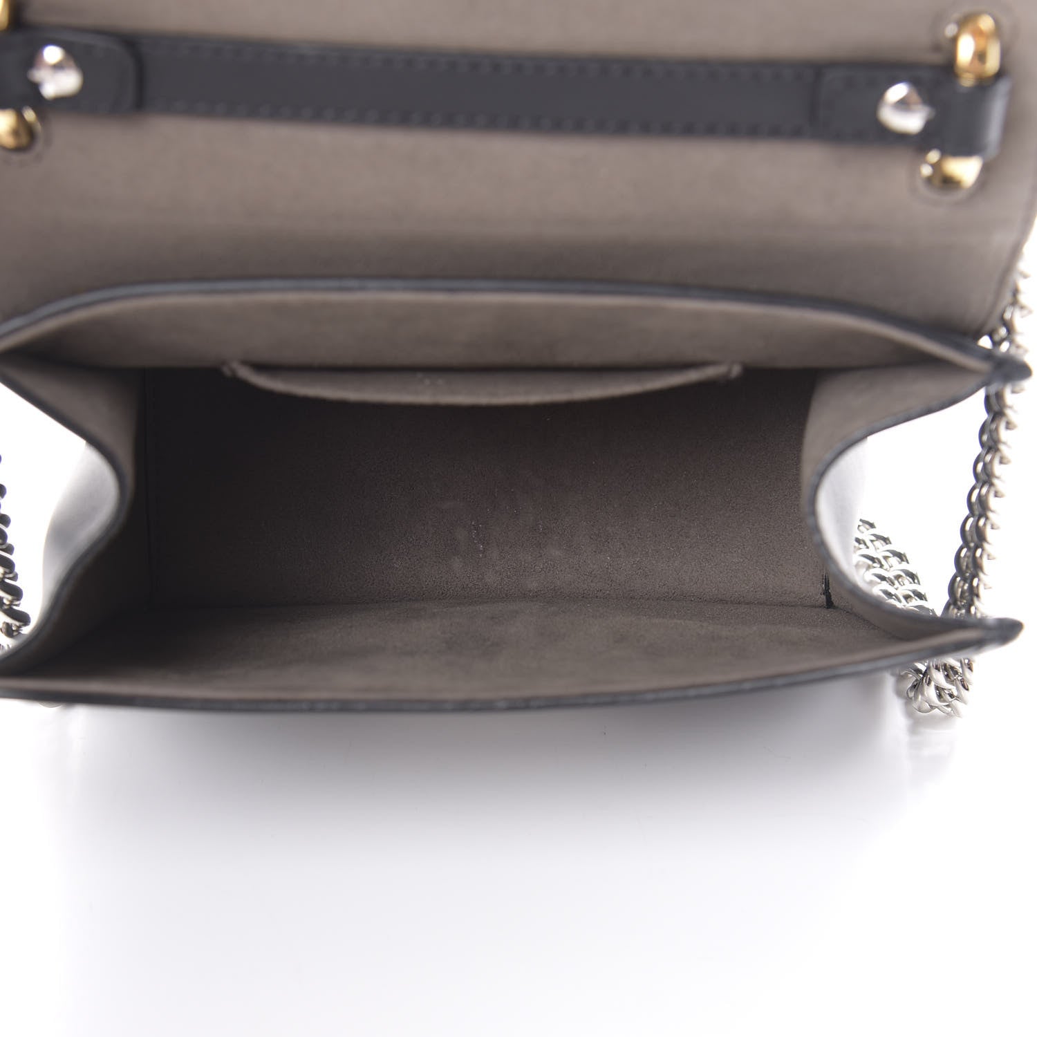 Fendi Vitello Century Opaco F is Fendi Small Kan I Shoulder Bag Black 5 of 10