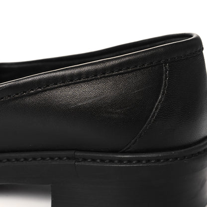 Chanel Lambskin Quilted CC Turnlock Loafers 39.5 Black 10 of 10