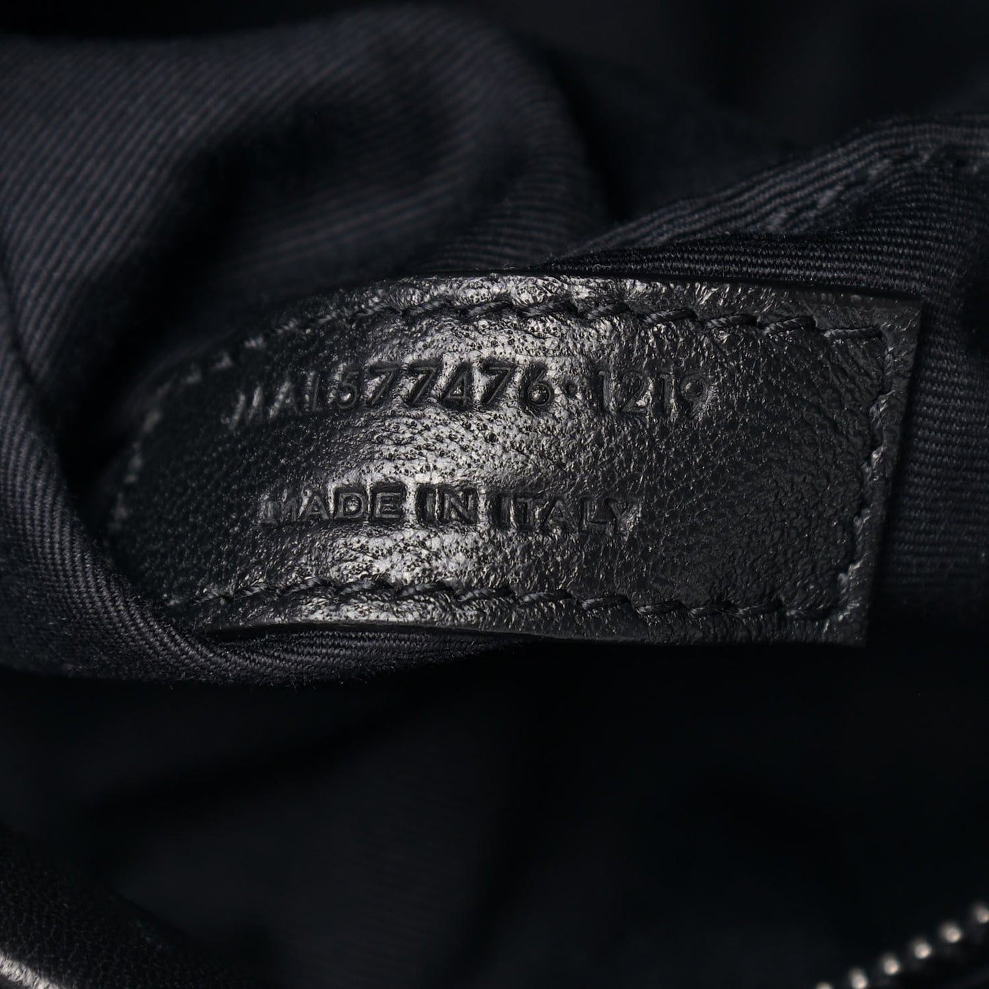 Lambskin Quilted Small Loulou Puffer Monogram Chain Satchel Black
