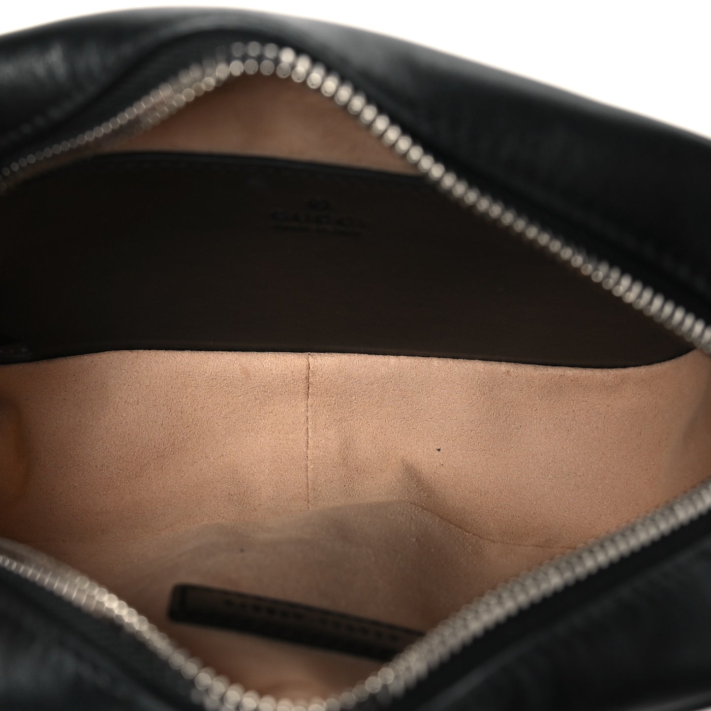 Calfskin Matelasse Aria Mini GG Marmont Chain Shoulder Bag Black