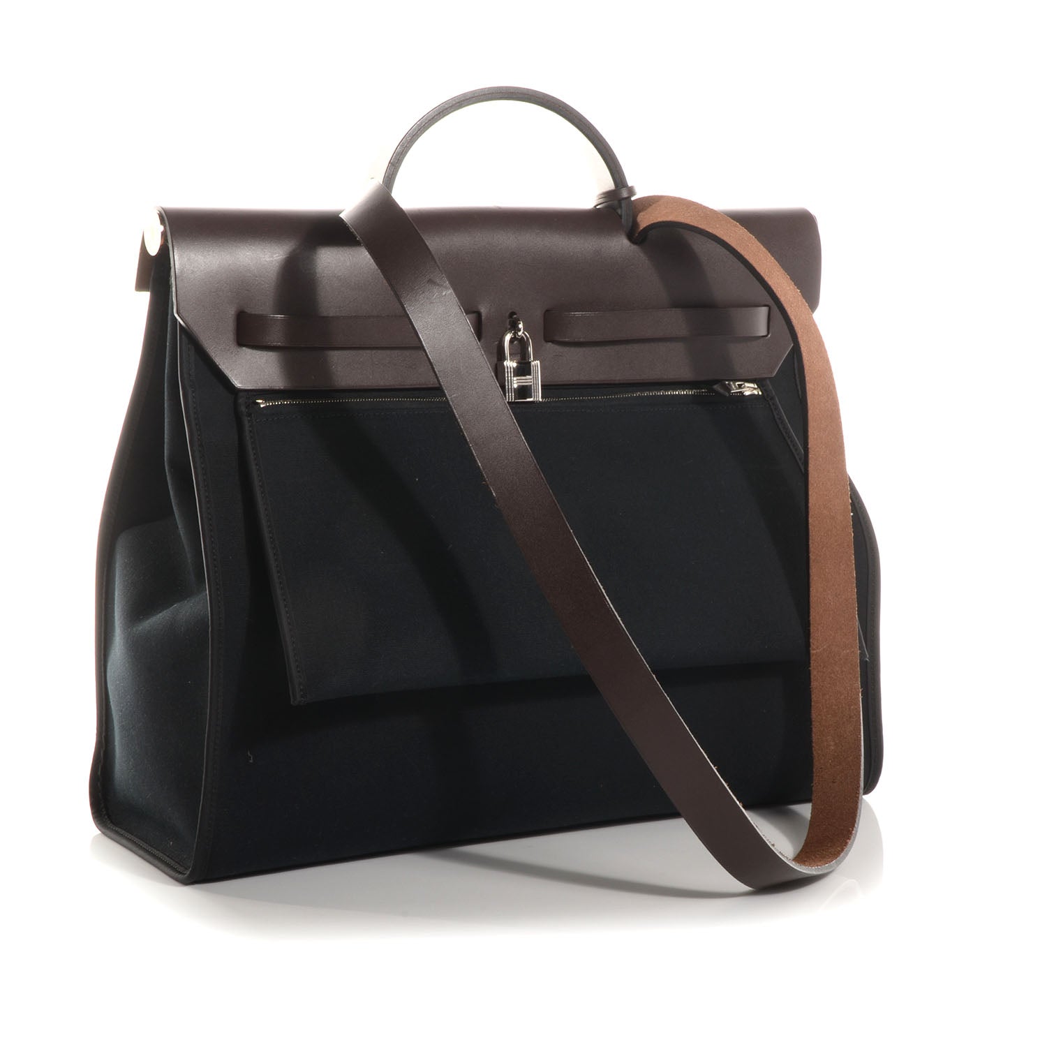 Hermes Toile Herbag Zip 39 Black 3 of 8