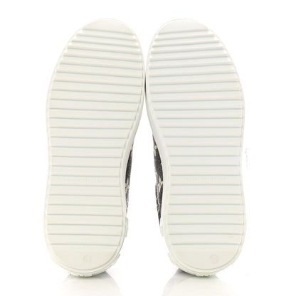 Louis Vuitton Denim Monogram Time Out Sneakers 37 5 of 9