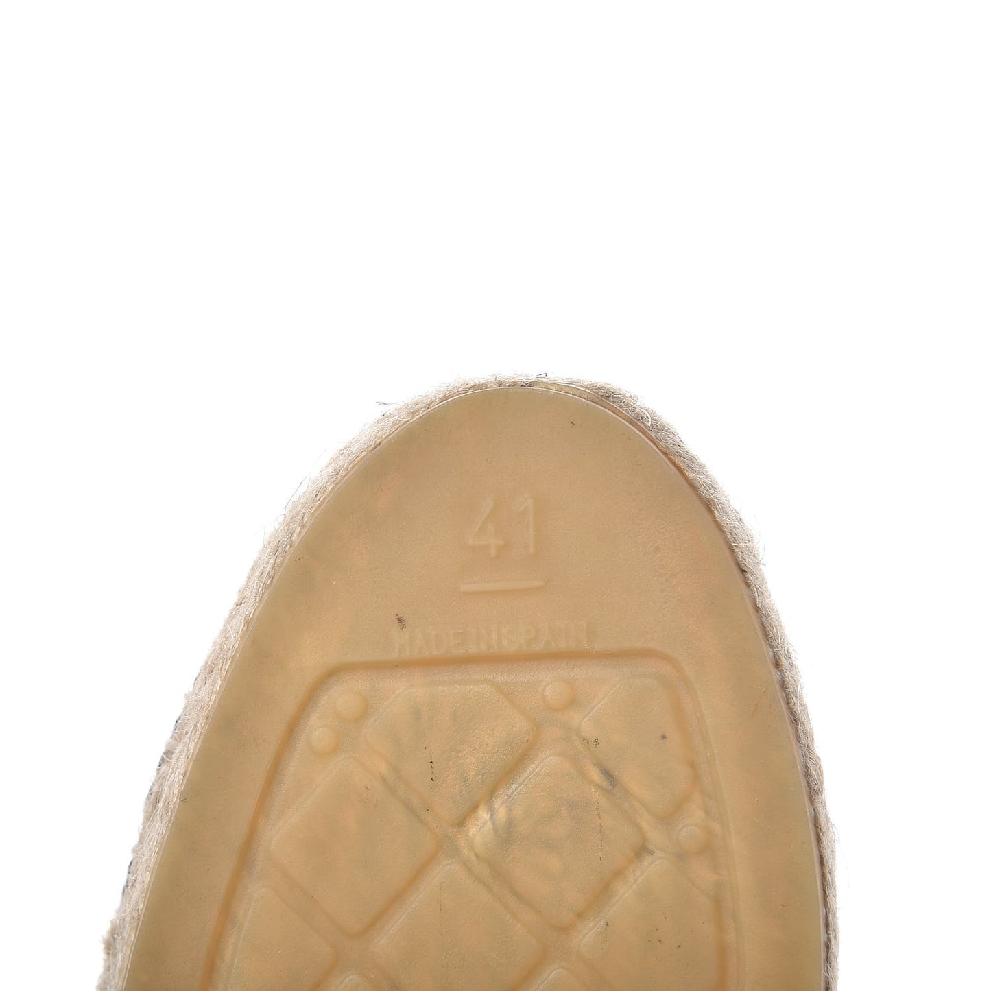 Lambskin CC Espadrilles 41 Black
