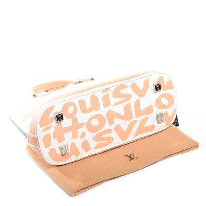 Louis Vuitton Graffiti Alma MM Peach 4 of 7