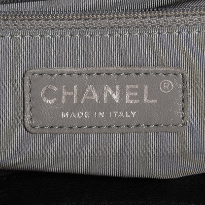 Chanel Washed Lambskin Quilted Medium Chain Around Messenger Black 6 of 7