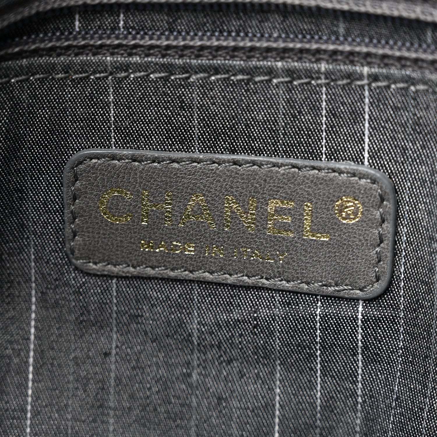 Chanel Patent Embroidered Clutch With Chain Black Gold 6 of 14