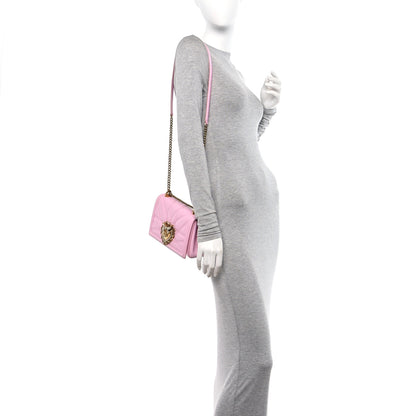 Dolce & Gabbana DOLCE GABBANA Calfskin Medium Devotion Crossbody Candy 2 of 11
