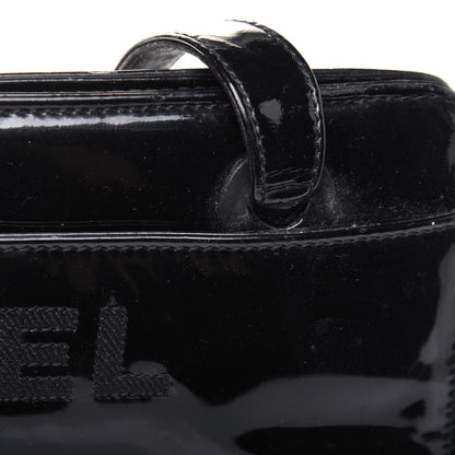 Chanel Patent Logo Tote Black 15 of 17