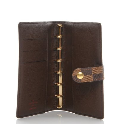 Louis Vuitton Damier Ebene Small Ring Agenda Cover 5 of 6