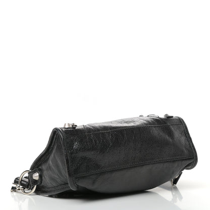 Balenciaga Agneau Giant 12 Silver Hardware Mini City Black 4 of 9