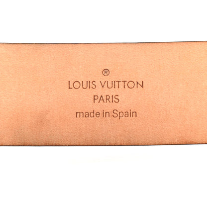 Louis Vuitton Monogram Ceinture Belt Silver Buckle 85 34 3 of 4
