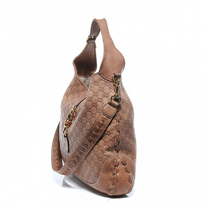Gucci Guccissima Large New Jackie Hobo Natural Brown 6 of 7