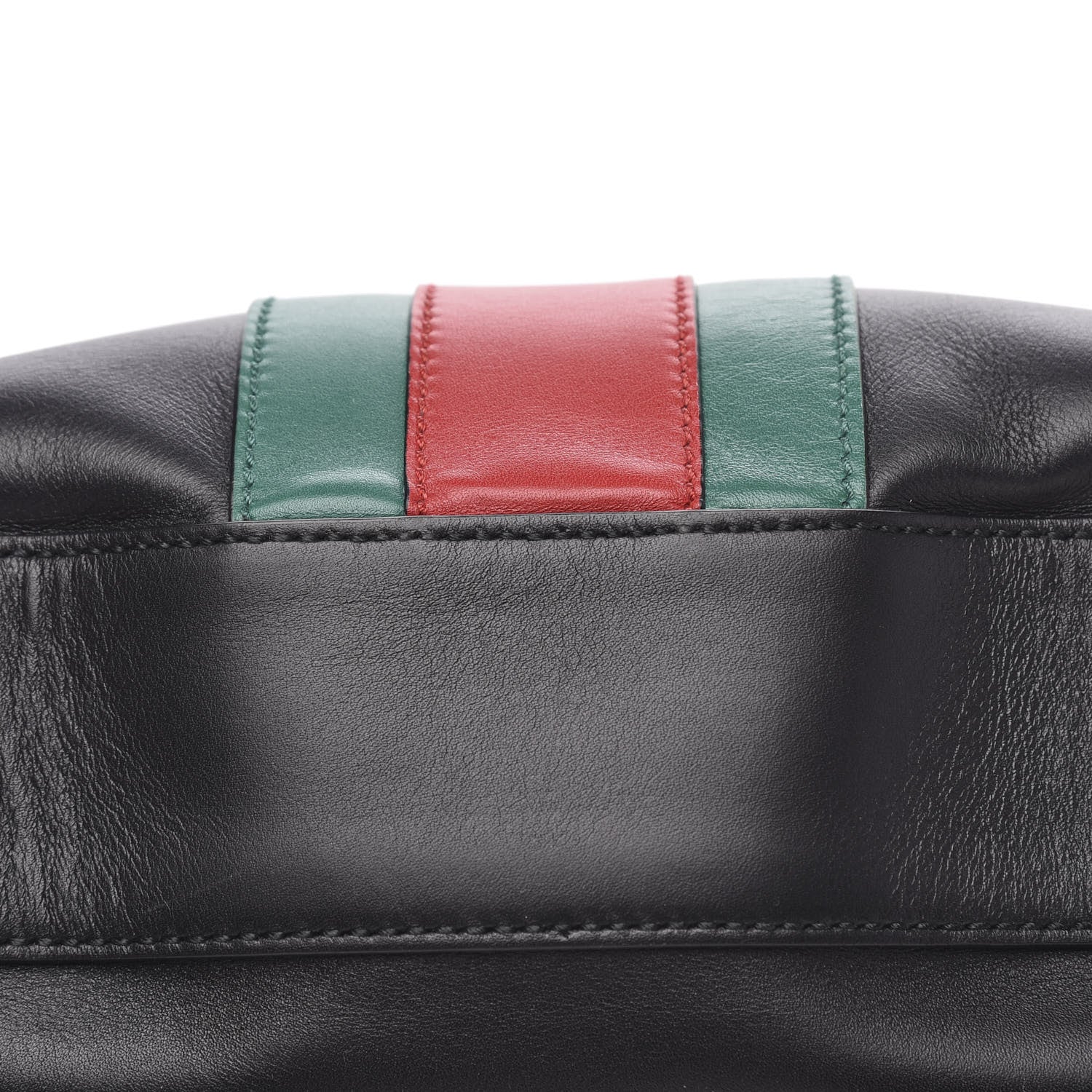 Gucci Calfskin Web Stripe Medium Dionysus Hobo Black 11 of 13