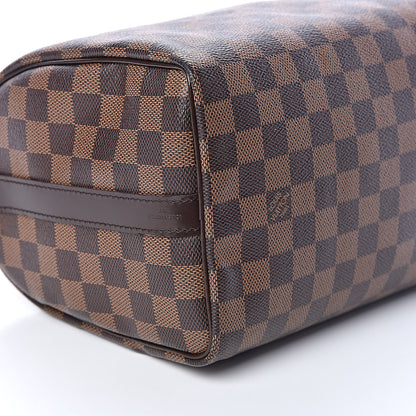 Louis Vuitton Damier Ebene Speedy Bandouliere 25 9 of 10