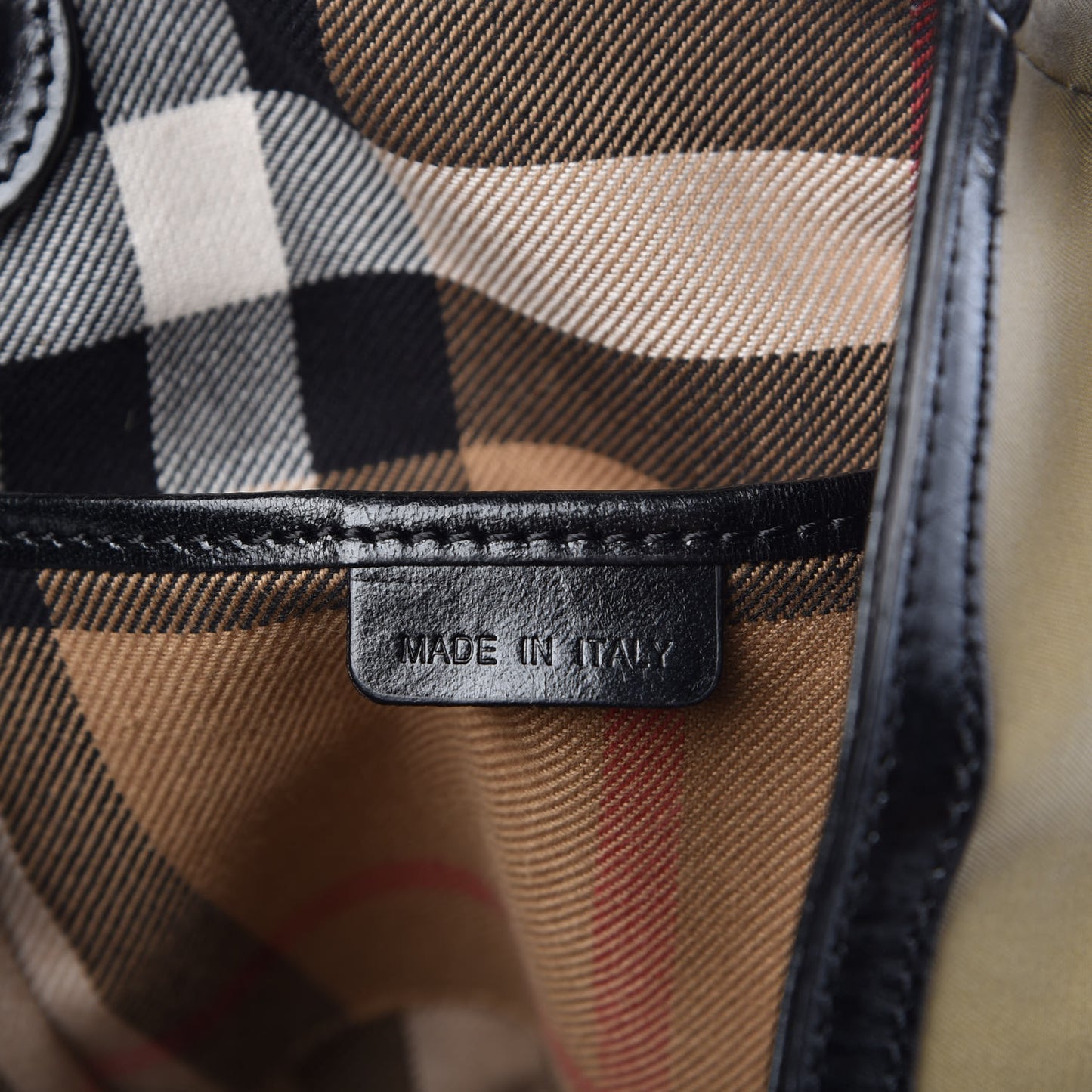 Canvas Calfskin Canterbury Tote Beige