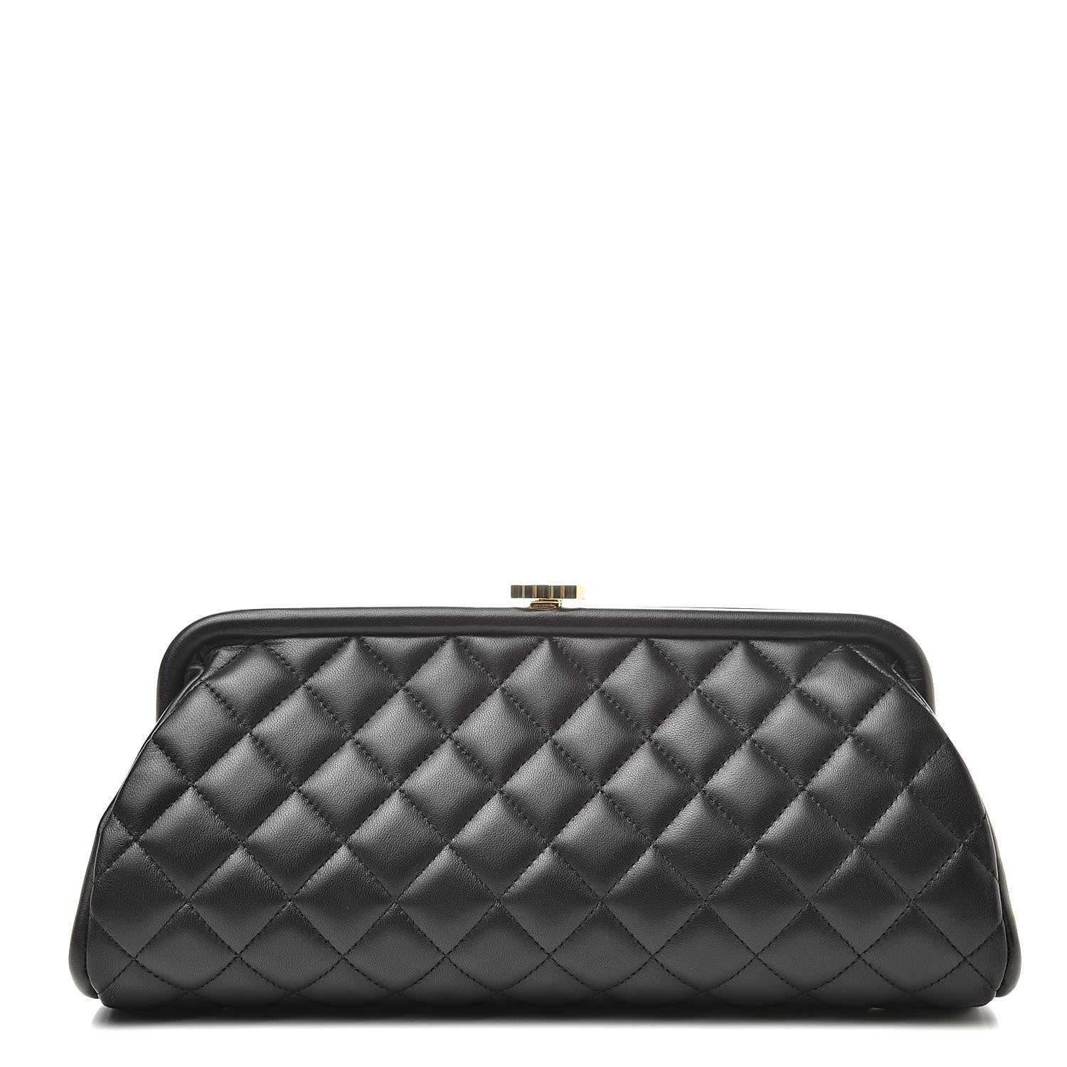 Chanel Lambskin Quilted Timeless Clutch Black 1 of 8