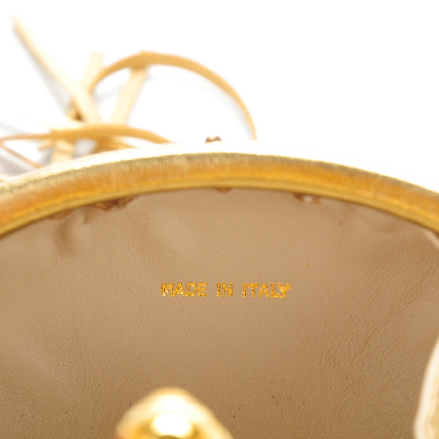 Chanel Lambskin Quilted Tassel Clutch Bag Gold 7 of 8