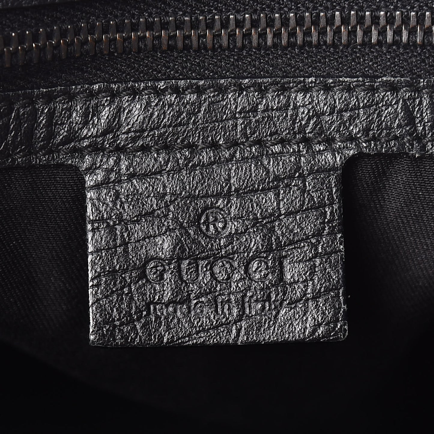 Monogram Large Horsebit Chain Hobo Black