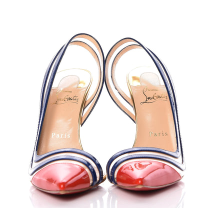 Christian Louboutin Patent PVC Paralili 100 Pumps 38.5 Corazon 2 of 10