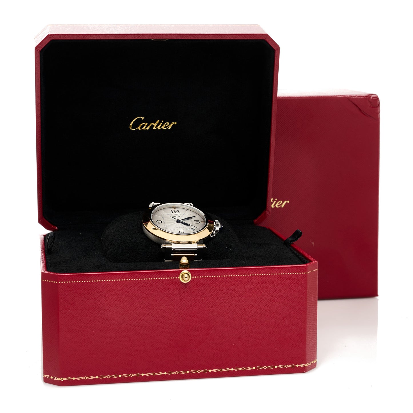 Stainless Steel 18K Yellow Gold 41mm Pasha C Automatic Watch