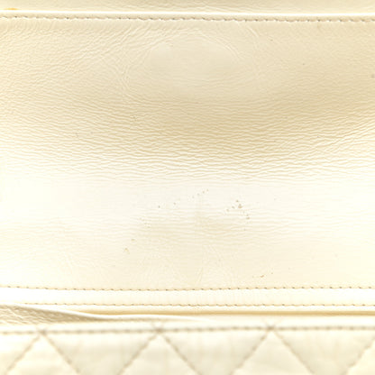 Chanel Aged Calfskin Quilted Reissue 2.55 Accordion Flap White 10 of 18