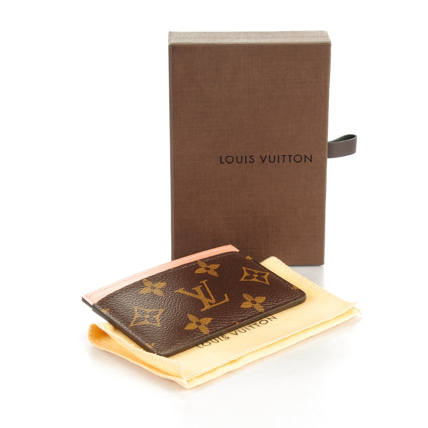 Monogram Card Holder Rose Nacre