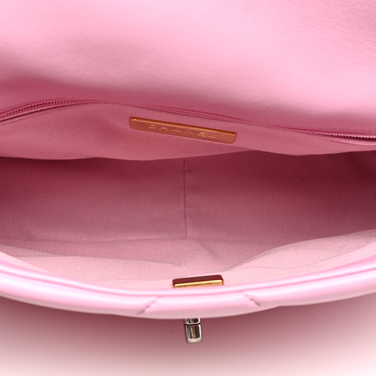 Chanel Lambskin Quilted Medium Chanel 19 Flap Pink 5 of 10