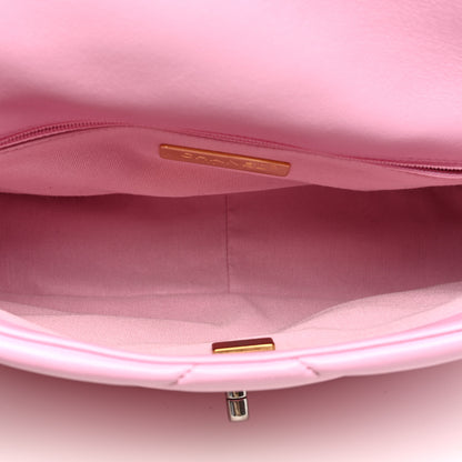Chanel Lambskin Quilted Medium Chanel 19 Flap Pink 5 of 10