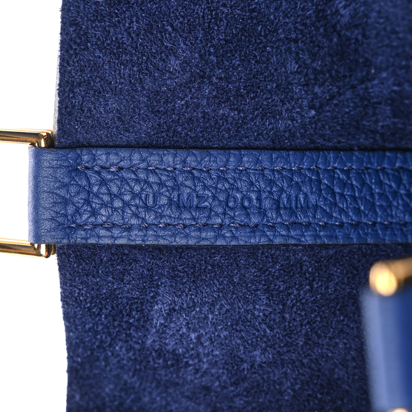 Taurillon Clemence Picotin Lock 18 PM Bleu Encre
