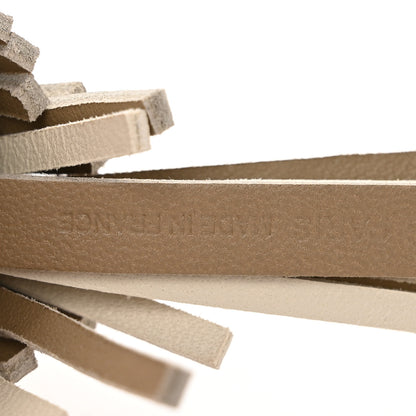 Hermes Milo Lambskin Epsom Chouette Bag Charm Beige Marfa Craie Black Nata White 3 of 5