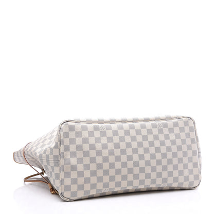 Louis Vuitton Damier Azur Neo Neverfull GM Rose Ballerine 4 of 11