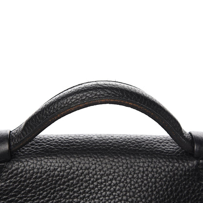 Hermes Taurillon Clemence Sac a Depeche 38 Briefcase Black 13 of 13