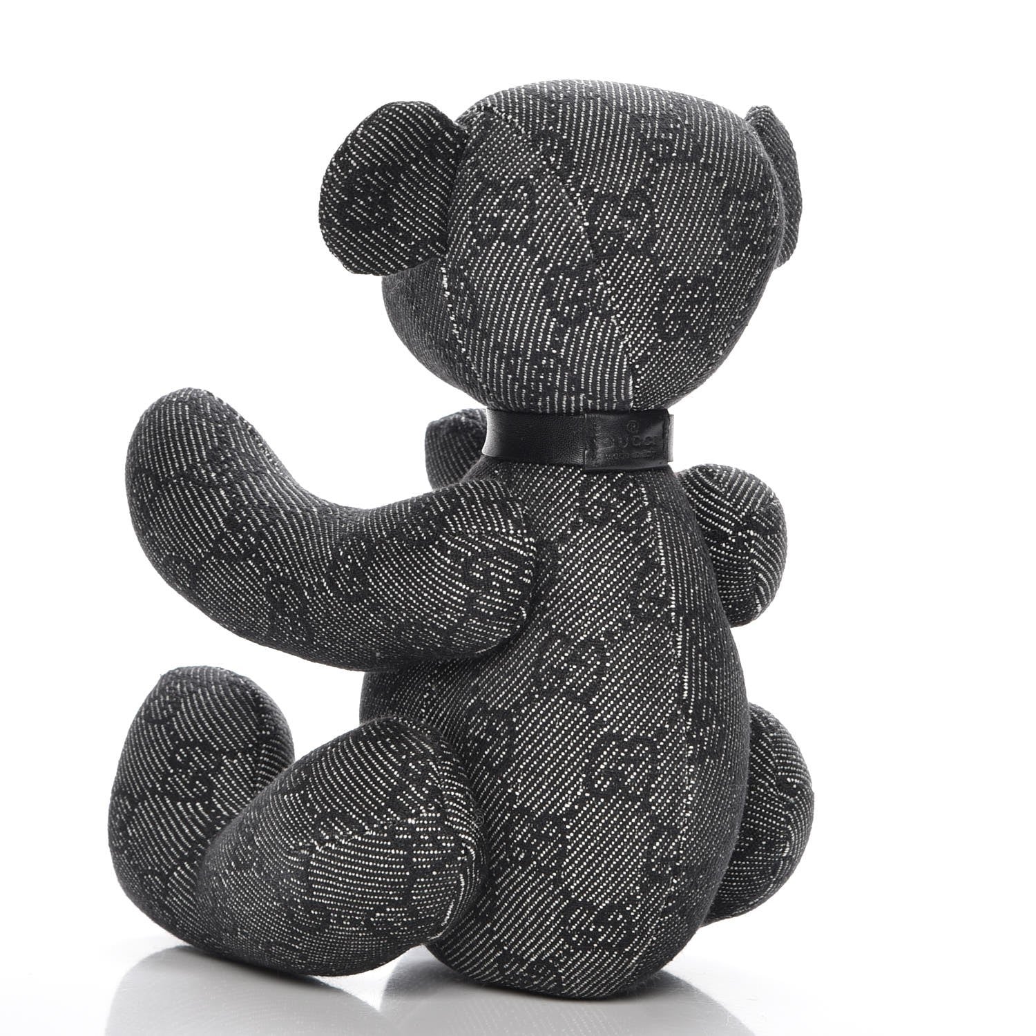 Gucci Monogram Stuffed Teddy Bear Black 3 of 6