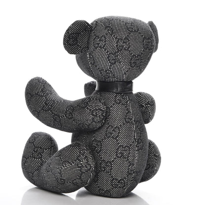 Gucci Monogram Stuffed Teddy Bear Black 3 of 6