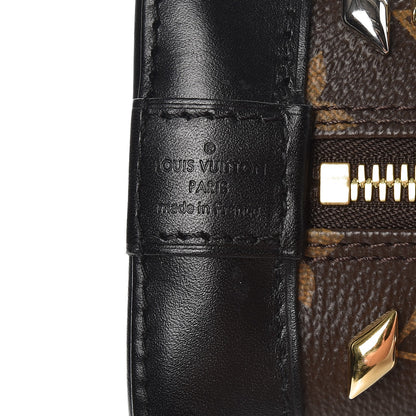 Louis Vuitton Monogram Macassar Studded Alma BB 6 of 6