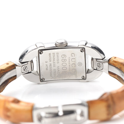 Gucci Stainless Steel Bamboo 16mm 6800L Quartz Watch 4 of 5