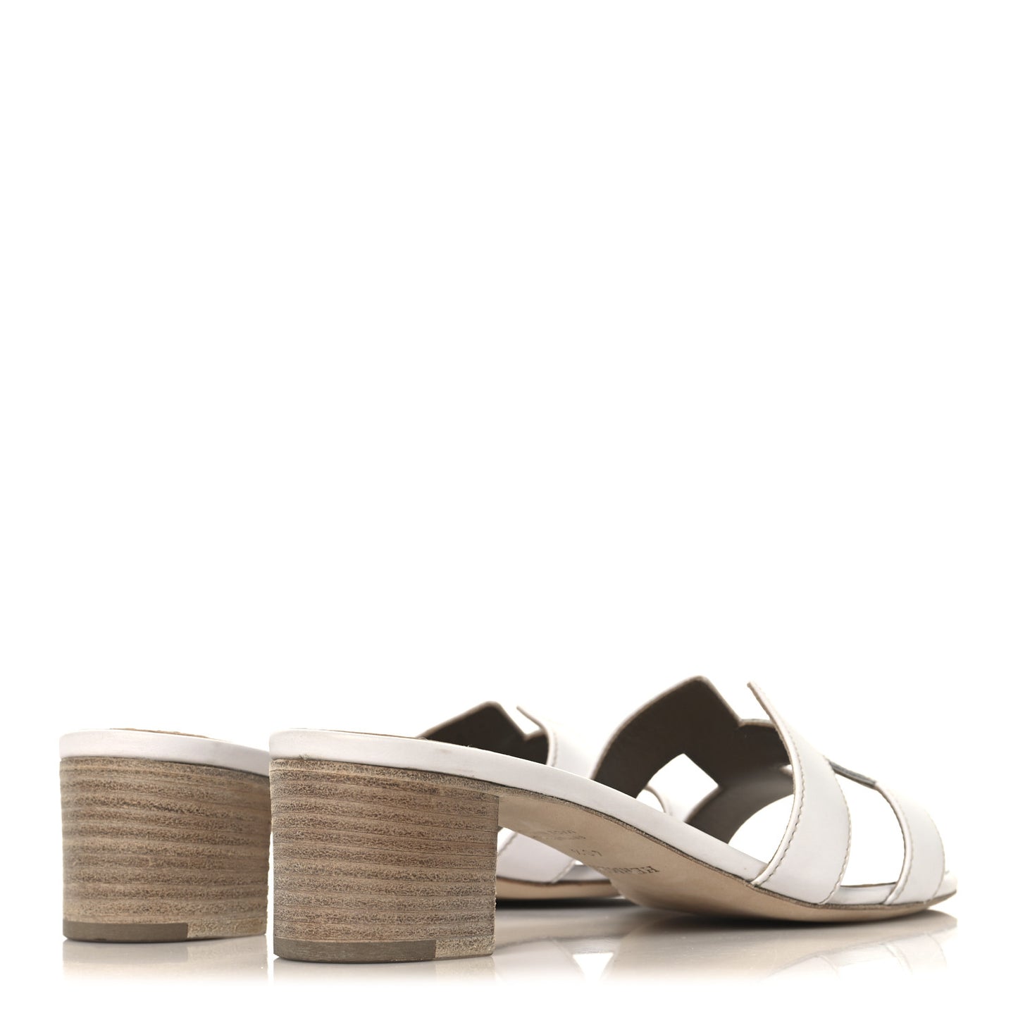 Calfskin Oasis Sandals 40.5 White