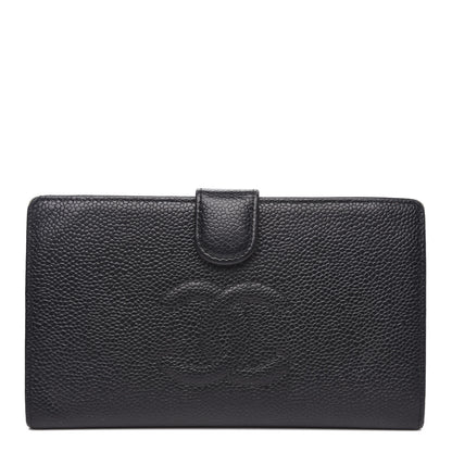 Chanel Caviar Timeless CC French Wallet Black 1 of 16