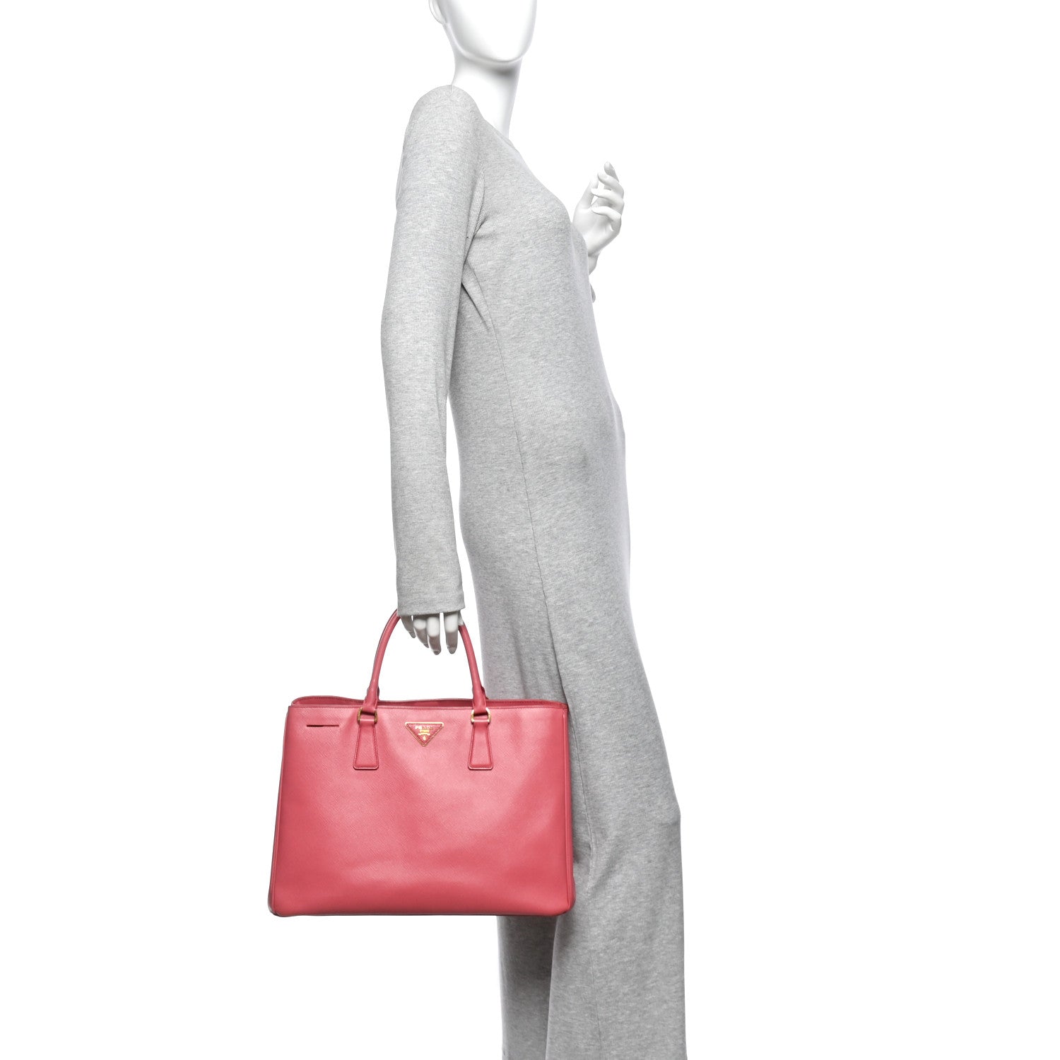 Prada Saffiano Lux Large Tote Tamaris 2 of 12