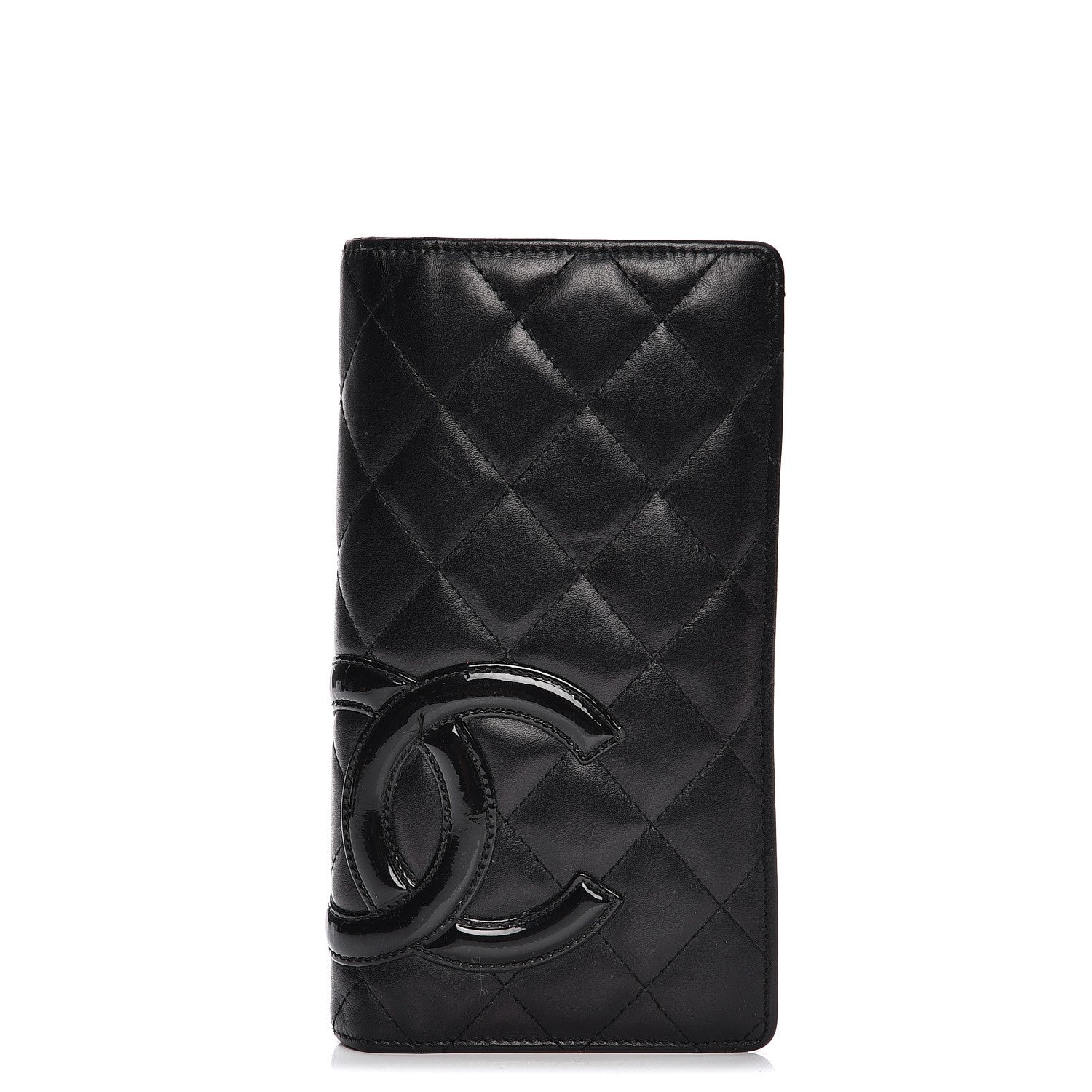 Chanel Calfskin Quilted Cambon Yen Wallet Black 1 of 17