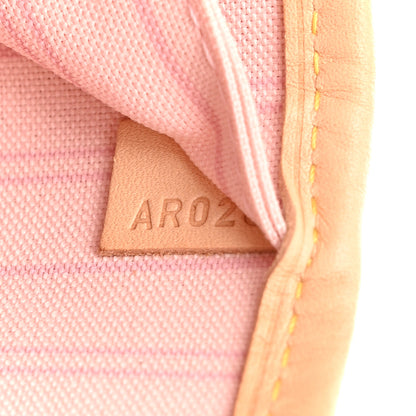 Louis Vuitton Damier Azur Neo Neverfull MM Rose Ballerine 8 of 12